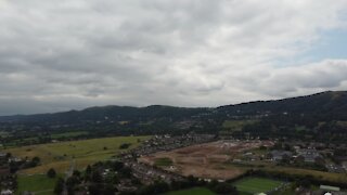 Malvern Hills 360 4K Drone view.