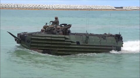 Marines Conduct Waterborne Operations with Amphibious Assault Vehicles