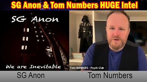 SG Anon & Tom Numbers HUGE Intel: 