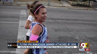 Flying Pig marathon champion fends off dog attack