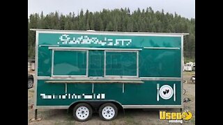 2019 8' x 16' Licensed Food Concession Trailer | Lightly Used Commercial Mobile Kitchen