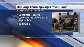Booking Thanksgiving travel plans