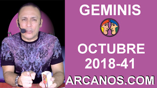HOROSCOPO GEMINIS-Semana 2018-41-Del 7 al 13 de octubre de 2018-ARCANOS.COM
