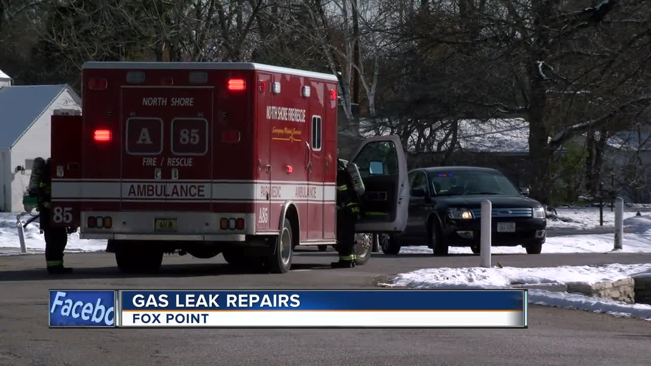 A gas leak caused local businesses to evacuate on Friday