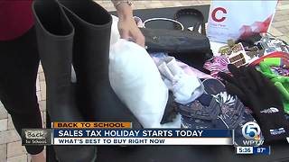 Sales tax holiday is this weekend