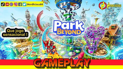 🎮 GAMEPLAY! Jogamos o sensacional PARK BEYOND no PC! Confira a nossa Gameplay!