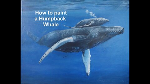 How to Paint a Humpback whale