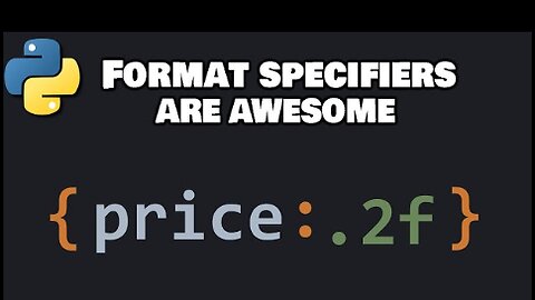 Format specifiers in Python are awesome 💬