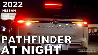 AT NIGHT: 2022 Nissan Pathfinder - Interior & Exterior Lighting Overview