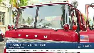 Edison Festival of Light firetruck preview