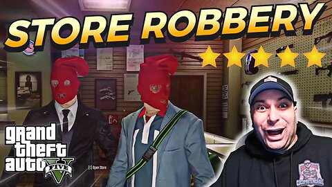 How NOT to rob a store in GTA V and getaway with it | Grand Theft Auto Roleplay Online | FiveM