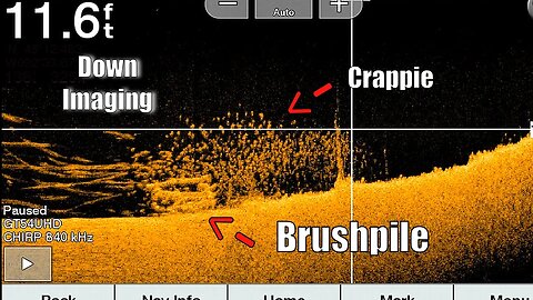 How to use Down Imaging to Find Crappie