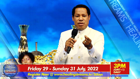 🔥Only 2 Days Away 🔥 Healing Streams Healing Service with Pastor Chris | July 29 to July 31, 2022