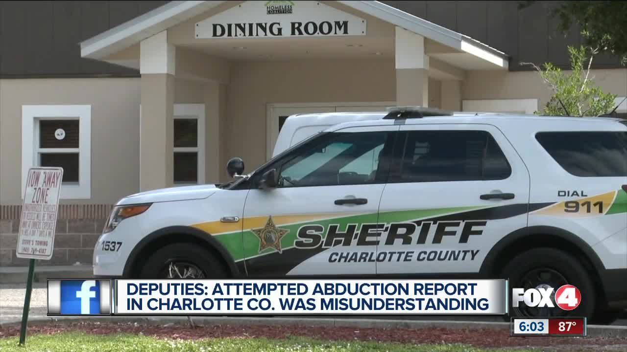 Deputies give all-clear after child luring scare