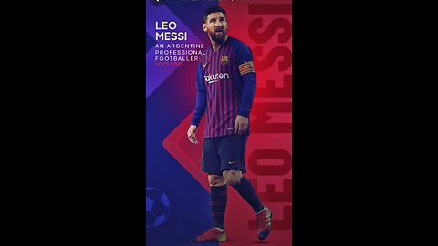 Poster Design of Leo Messi in photoshop