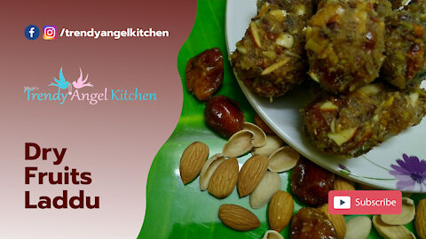 Dry Fruits Ka Laddu | TrendyAngel Kitchen | Sweet Recipe