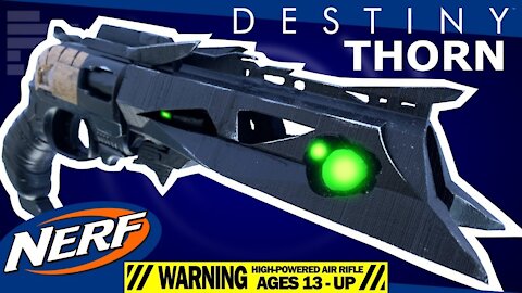 Make a Nerf Destiny 2 Thorn Hand Cannon Destiny Cosplay Prop! | Nerf Doublestrike Mod