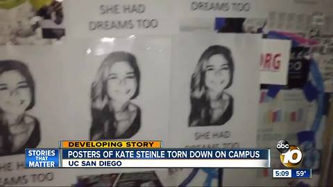 Posters of Kate Steinle torn down on campus