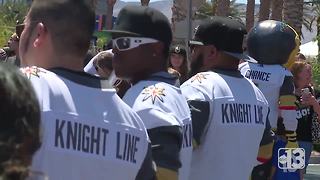 Fans send off Golden Knights players to San Jose