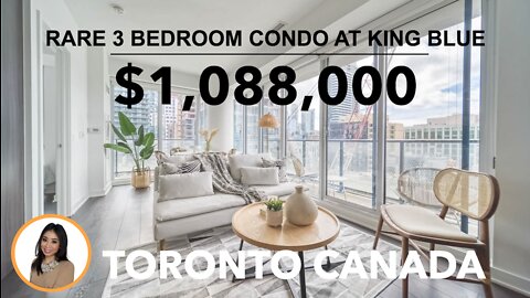 Rare 3 Bedroom Condo at King Blue, 115 Blue Jays Way. Top condo real estate specialists in Toronto