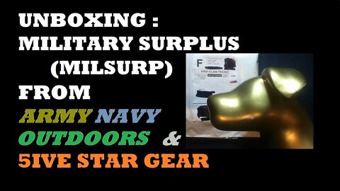 UNBOXING [79b] : Army Navy Outdoors. "5ive Star Gear, Orange Survival Handkerchief"