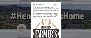 The Henderson Farmer's market reopens