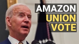 Biden Supports Amazon Workers' Unionization; J&J Starts Shipping Out New Vaccine | NTD Business