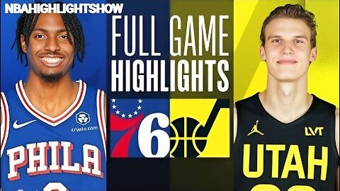 Philadephia 76ers vs Utah Jazz Full Game Highlights | Feb 1 | 2024 NBA Season