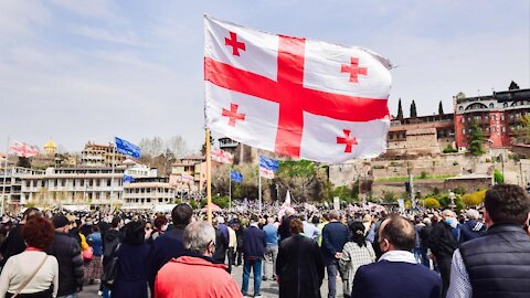 LIVE: Tbilisi / Georgia - Opposition rally in support of Saakashvili - 19.11.2021