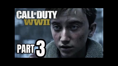 CALL OF DUTY WW2 Walkthrough Gameplay Part 3 - STRONGHOLD - Campaign Mission 3 (COD World War 2)