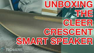 Unboxing the Cleer Crescent Smart Speaker
