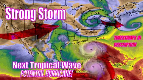 2 Huge Storms Coming! Next Tropical Wave Potential Hurricane!