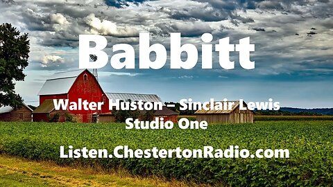 Babbitt - Walter Huston - Sinclair Lewis - Studio One