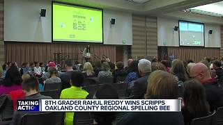 Eighth grade student wins Oakland Schools Scripps Regional Spelling Bee