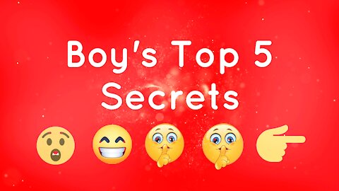 🤫 Top 5 Boy's Favourite Gifts 🤫 | Boy's Favourite Items For Gifts | Boy's Top 5 Secrets