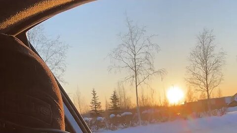 Quick Live…Alaska Afternoon Sunset!!
