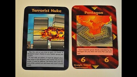 The 1995 Illuminati Card Game where the Card Predictions come true!
