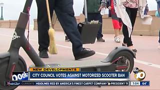 City Council votes against motorized scooter ban