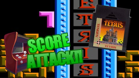 Tengen Tetris (NES) 2 Games at once High-Score Attack!!