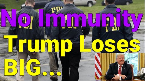 Trump Immunity Case Evaporates into thin Air. Details inside!