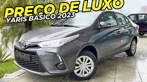 NOVO TOYOTA YARIS XL SEDAN 2023 VERSÃO BÁSICA COM PREÇO DE CARRO DE LUXO É MELHOR QUE OS RIVAIS?