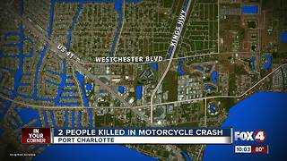 Two killed in motorcycle crash in Port Charlotte