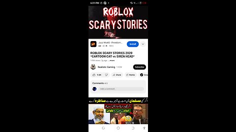 ROBLOX SCARY STORY 2020 cartoon cat vs siren head