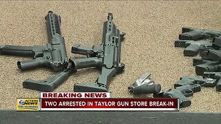 Two arrested in Taylor gun store break-in