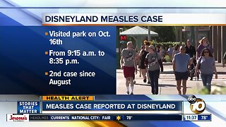 Disneyland guests warned of measles exposure after infected person visits park