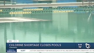 Chlorine shortage forces Coronado Aquatics Center to close