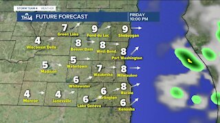 Friday is chilly with afternoon showers and possibility of sleet, snowflake mix
