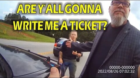 Are Y'all Gonna Write Me A Ticket? | Full Bodycam | Police Chief Jonathan Hemphill Traffic Stop