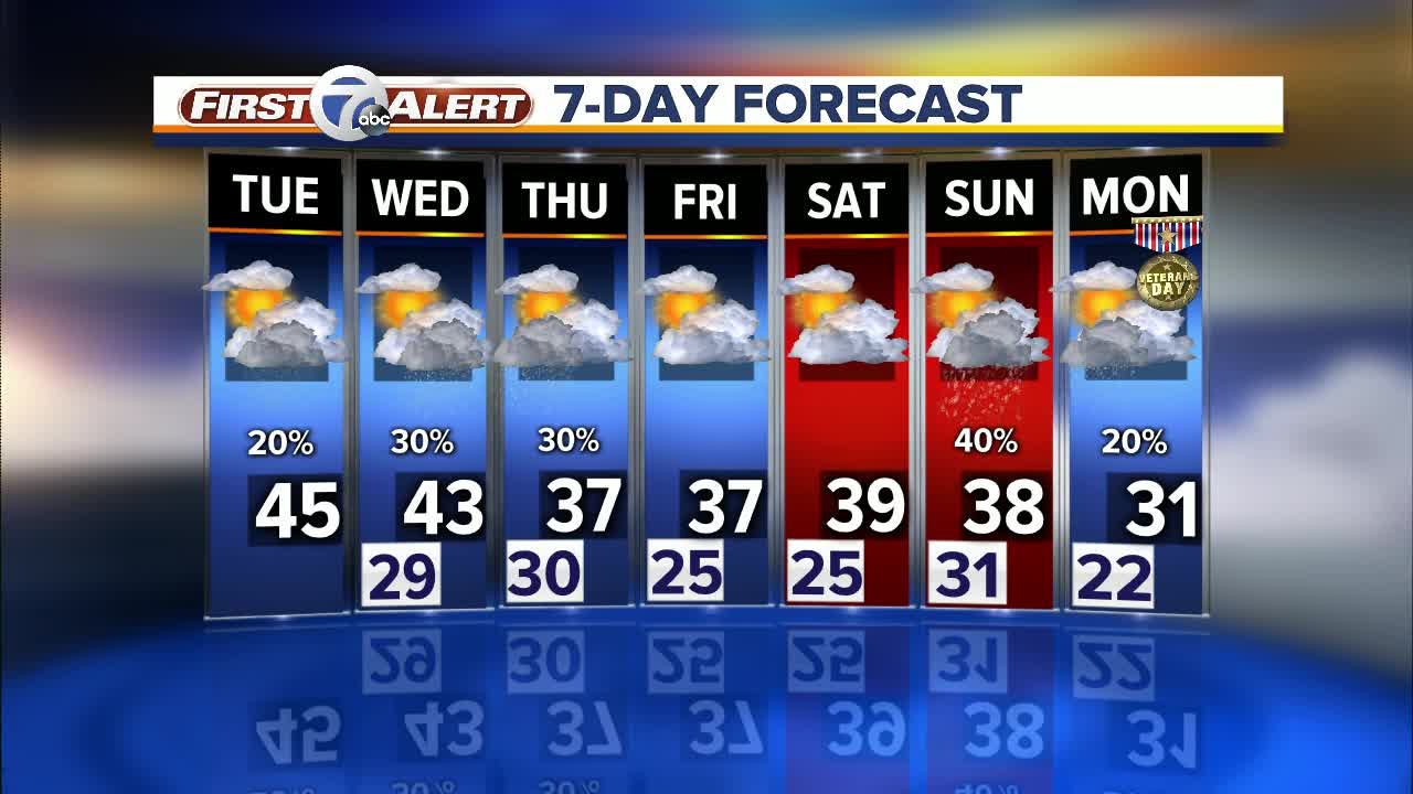 Metro Detroit Forecast: Cold weather settling in
