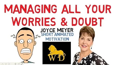 WARNING! THE CURE TO YOUR WORRIES AND DOUBTS by Joyce Meyer (Must Watch)